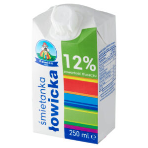 Łowicz Śmietanka łowicka UHT 12% 250 ml