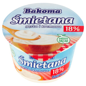 Bakoma Śmietana 18% 175 g