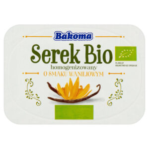 Bakoma Serek Bio homogenizowany o smaku waniliowym 140 g