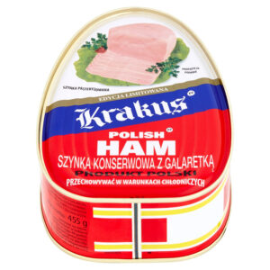 Krakus Szynka konserwowa z galaretką 455 g