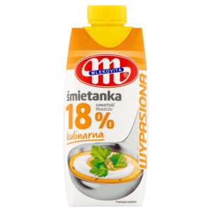 Mlekovita Wypasiona Śmietanka kulinarna 18% 330 ml