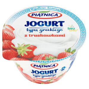 Piątnica Jogurt kremowy typu greckiego z truskawkami 150 g