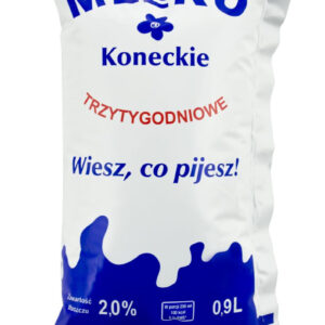 Mleko trzytygodniowe koneckie 2%tł. 0,9l