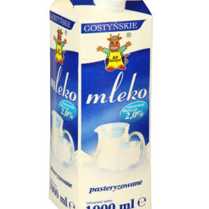 GOS.MLEKO GOSTYŃSKIE 2% 1L / PAK-9 SZT.