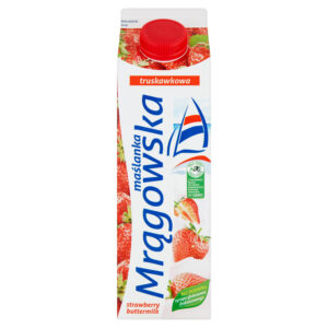 Mlekpol Maślanka Mrągowska truskawkowa 1 l
