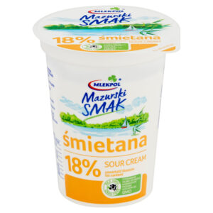 Mlekpol Mazurski Smak Śmietana 18% 400 g