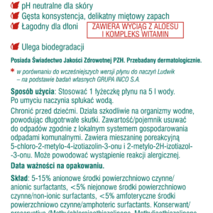 Ludwik płyn do mycia naczyń 1000g - mięta