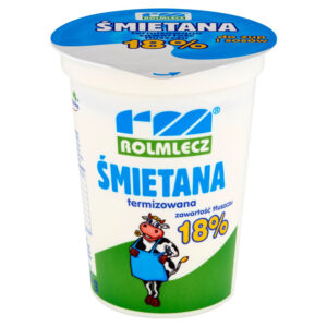 Rolmlecz Śmietana termizowana 18% 400 g
