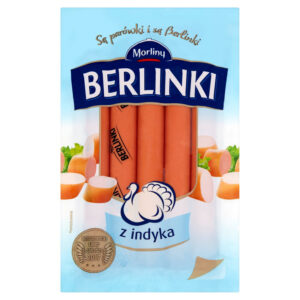 Morliny Berlinki Kiełbasa z indyka 250 g