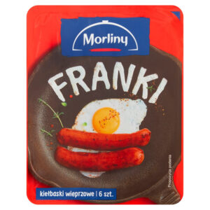 Morliny Franki Kiełbaski wieprzowe 240 g (6 sztuk)