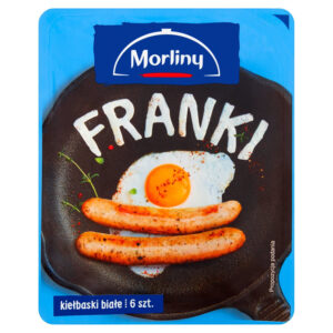 Morliny Franki Kiełbaski białe 240 g (6 sztuk)