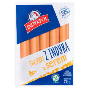 Indykpol Parówki z indyka z serem 215 g