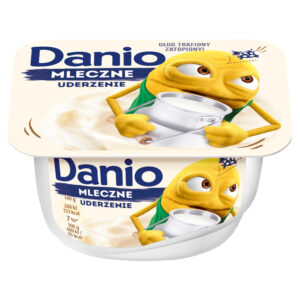 Danone Danio Serek homogenizowany o smaku mlecznym 140 g