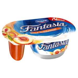 Danone Fantasia Jogurt kremowy z brzoskwiniami 122 g