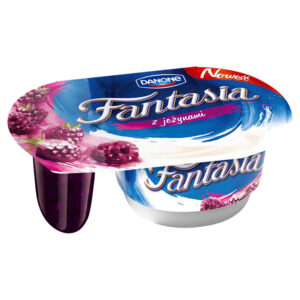 Danone Fantasia Jogurt kremowy z jeżynami 122 g
