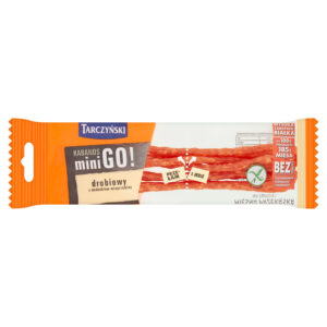 Tarczyński Kabanos mini Go! drobiowy z dodatkiem wieprzowiny 25 g