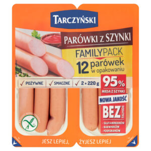 Tarczyński Familypack Parówki z szynki 440 g (2 x 220 g)