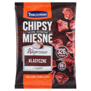 Tarczyński Chipsy mięsne wieprzowe klasyczne z szynki 25 g