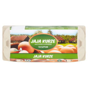 Jaja kurze z chowu klatkowego L 10 sztuk
