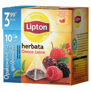 Lipton Owoce Leśne Herbata czarna 17 g (10 torebek)