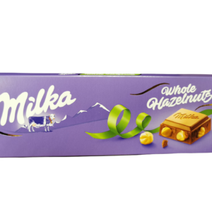 Milka Whole Hazelnuts czekolada mleczna z całymi orzechami laskowymi 250 g