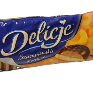 Delicje Szampańskie o smaku morelowym 147 g
