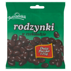 Jutrzenka rodzynki w czekoladzie 125g
