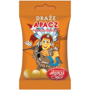 Skawa Draże o smaku pomarańczowym 70g