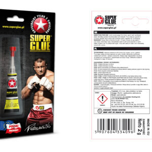Klej Super Glue Oryginalny tylko z gwiazdką" poj. 2 g"